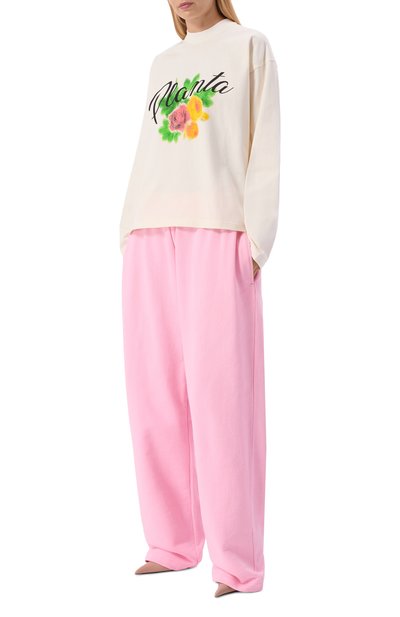 Хлопковый лонгслив PLANTA ROSA, арт. PR/L02.1/DOILY-BOUQUET/280, фото 5