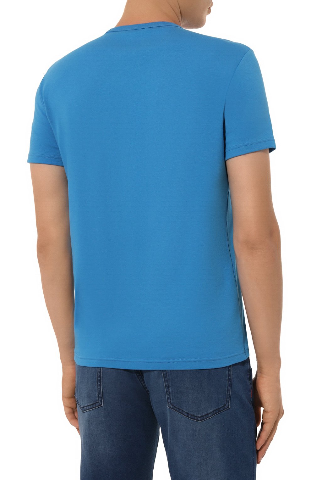 Хлопковая футболка KITON, арт. UNWM008K0228F03, фото 4