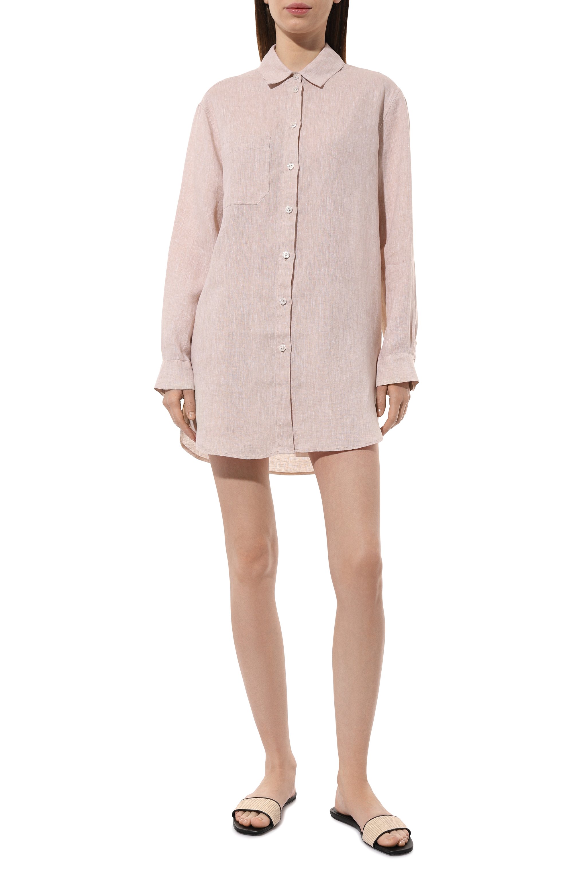 Льняная рубашка DEREK ROSE, арт. 1516/SICI001, фото 2