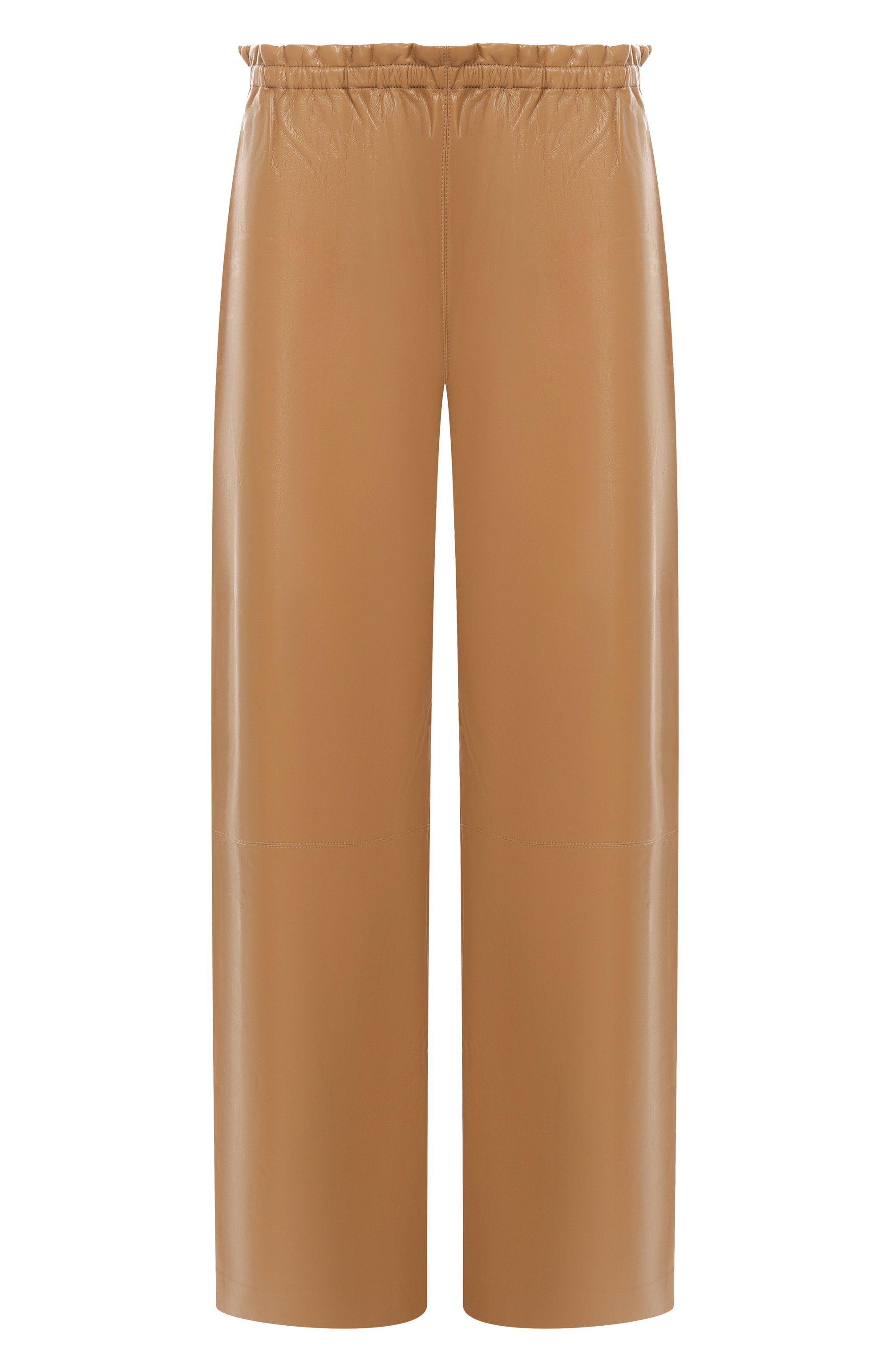 Брюки из экокожи NANUSHKA бежевого цвета по цене 77950 руб., арт. GEB, фото 1 Брюки из экокожи NANUSHKA, арт. GEB, фото 1