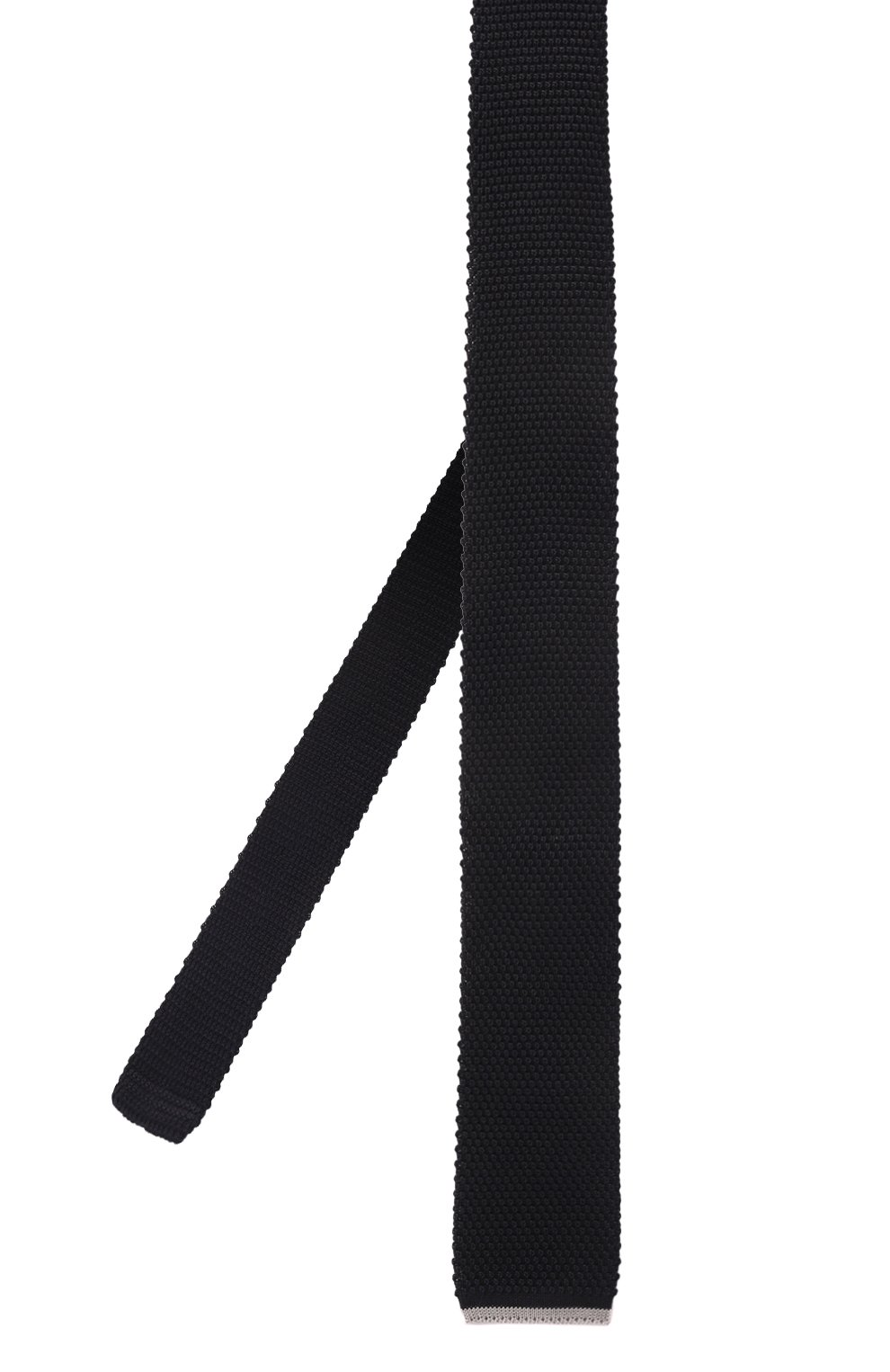 Шелковый галстук BRUNELLO CUCINELLI темно-синего цвета по цене 27550 руб., арт. MQ8780018, фото 3 Шелковый галстук BRUNELLO CUCINELLI, арт. MQ8780018, фото 3