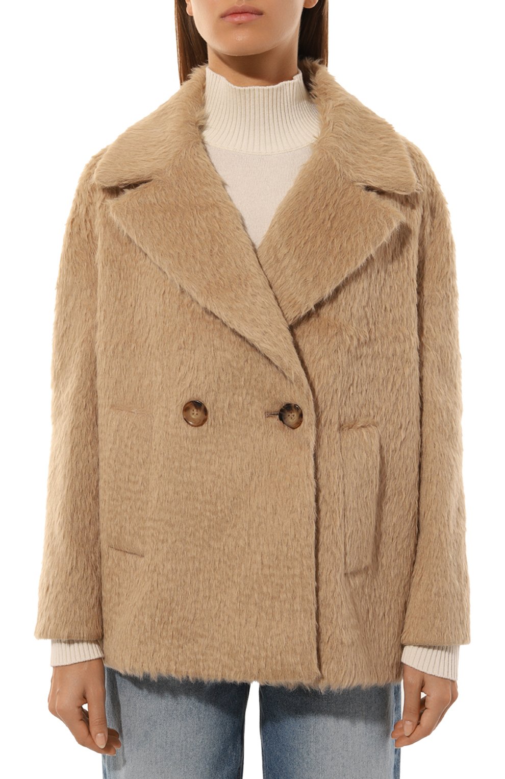 Шерстяное полупальто CINZIA ROCCA, арт. A254001/H6, фото 3