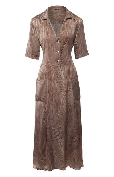 Женское атласное платье KITON, арт. D49356K09S83