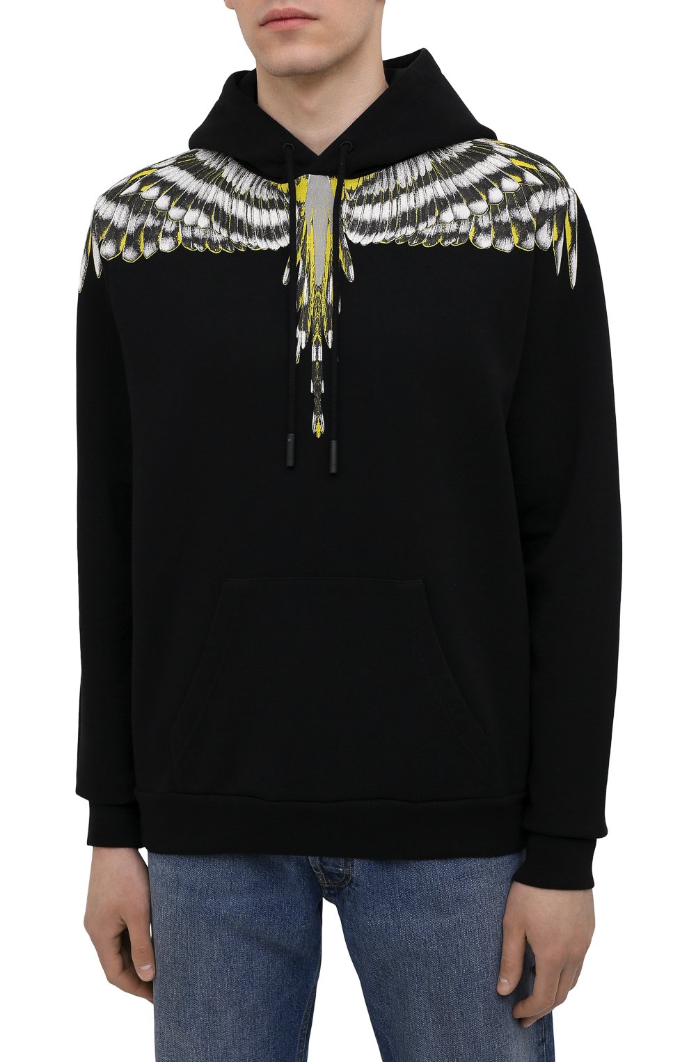 Хлопковое худи MARCELO BURLON, арт. CMBB007S21FLE001, фото 3