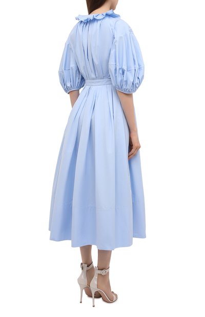 Хлопковое платье ALEXANDER MCQUEEN, арт. 663853/QAAAY, фото 4