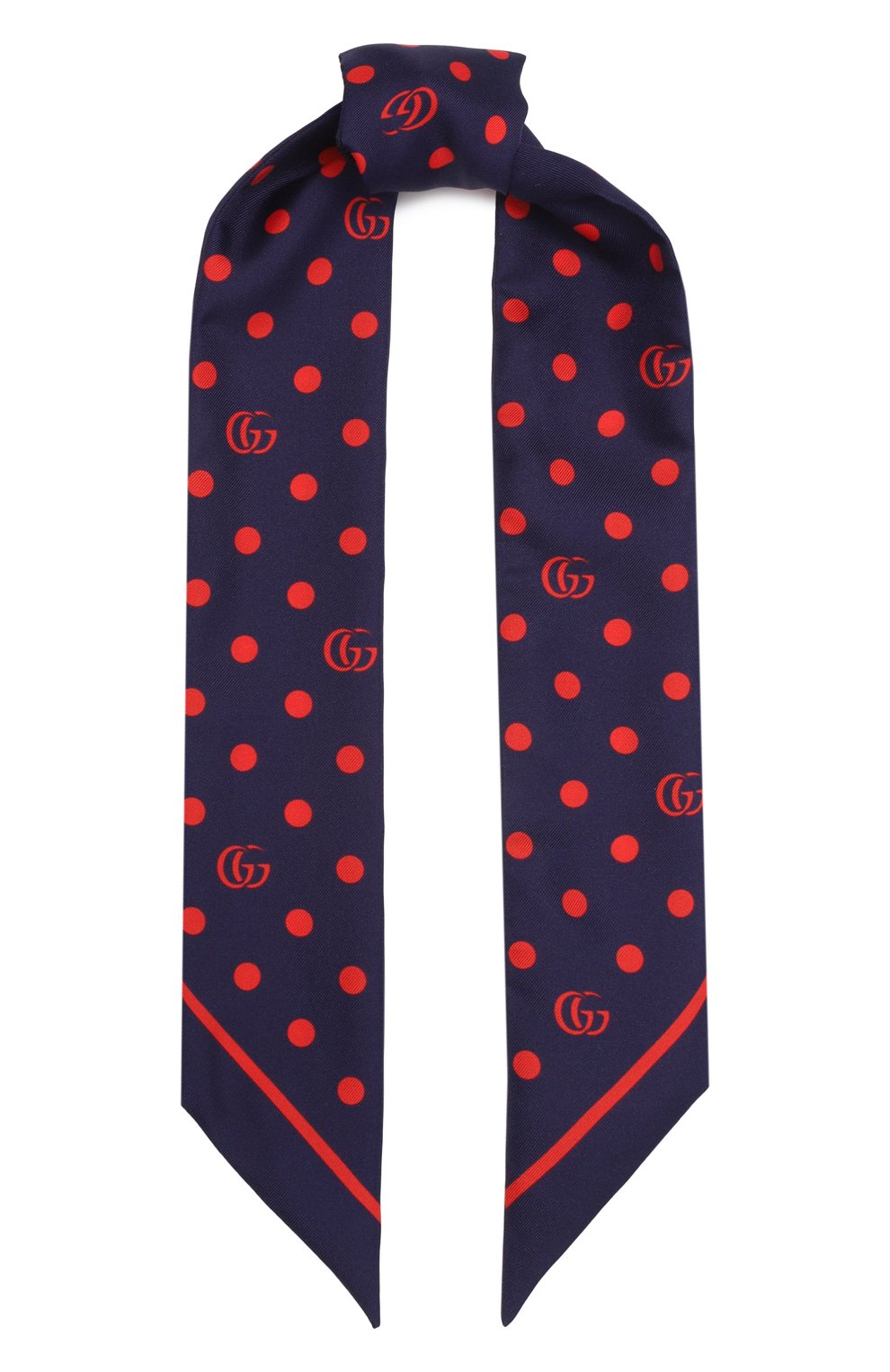 Шелковый шарф-твилли GUCCI, арт. 623140 3G001, фото 1