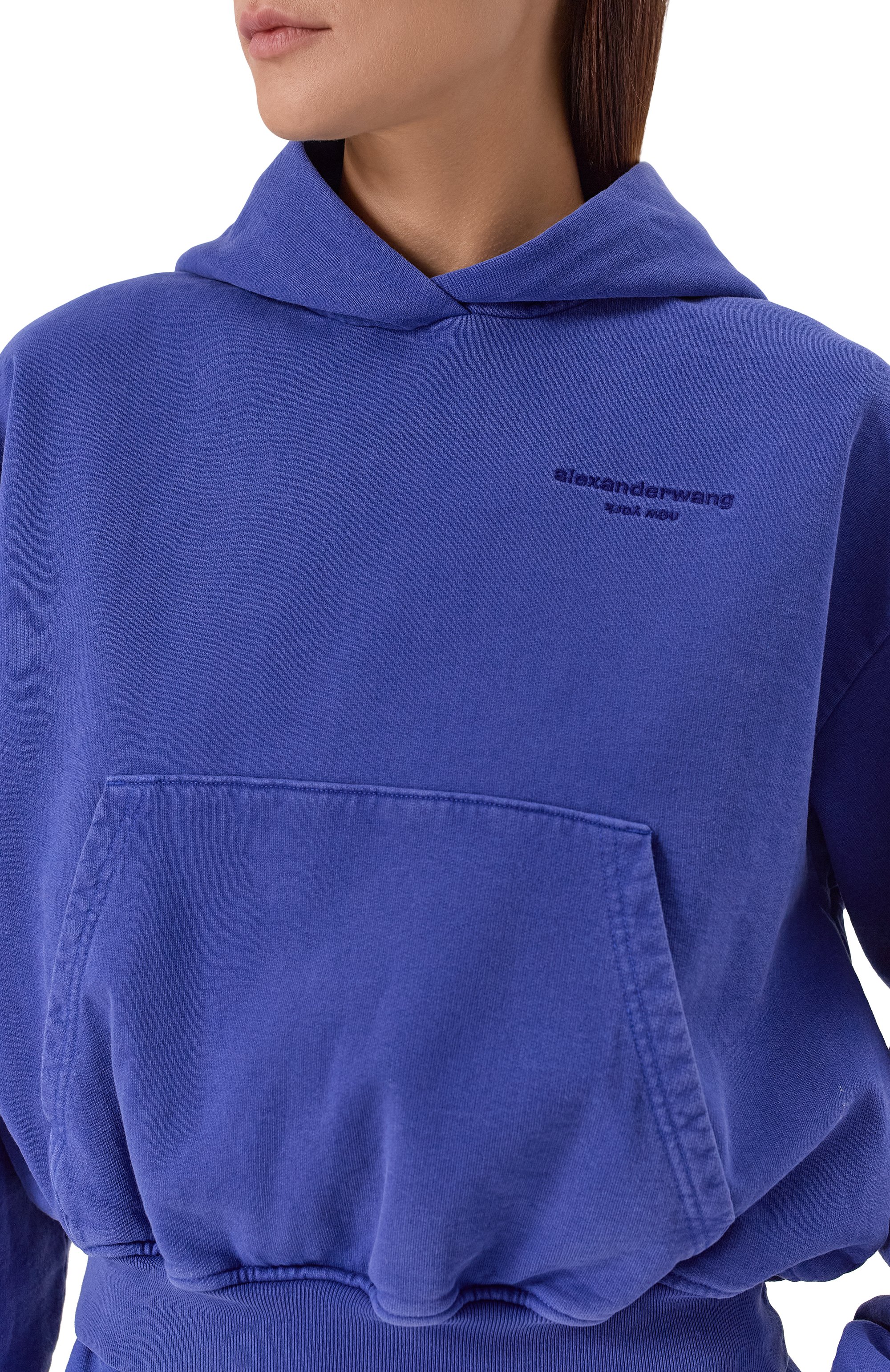 Хлопковое худи ALEXANDER WANG, арт. 1CC3251088, фото 5