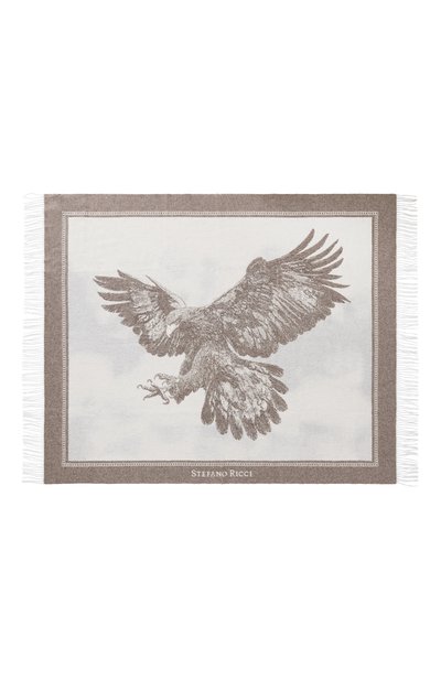 Кашемировый плед орел летящий STEFANO RICCI, арт. MWA4300080/8394