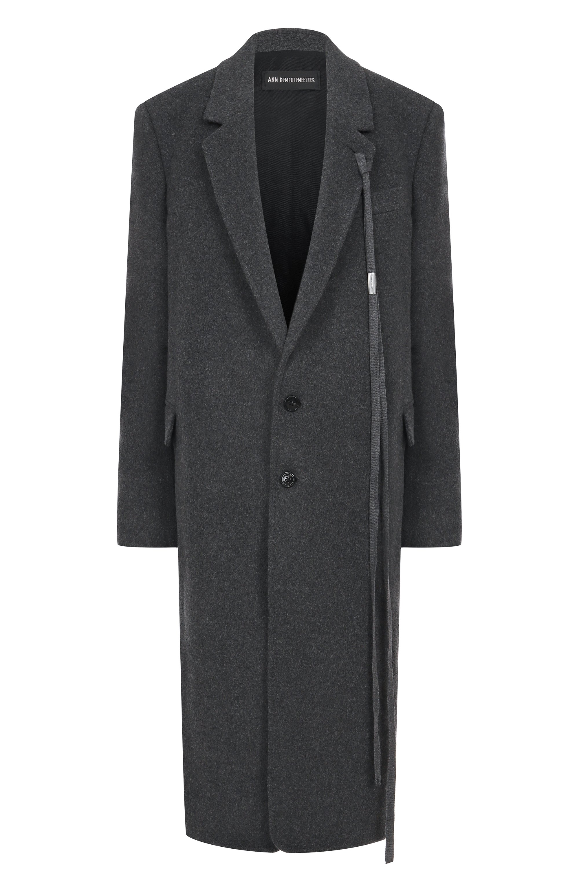 Шерстяное пальто ANN DEMEULEMEESTER, арт. B0010184/FA510, фото 1