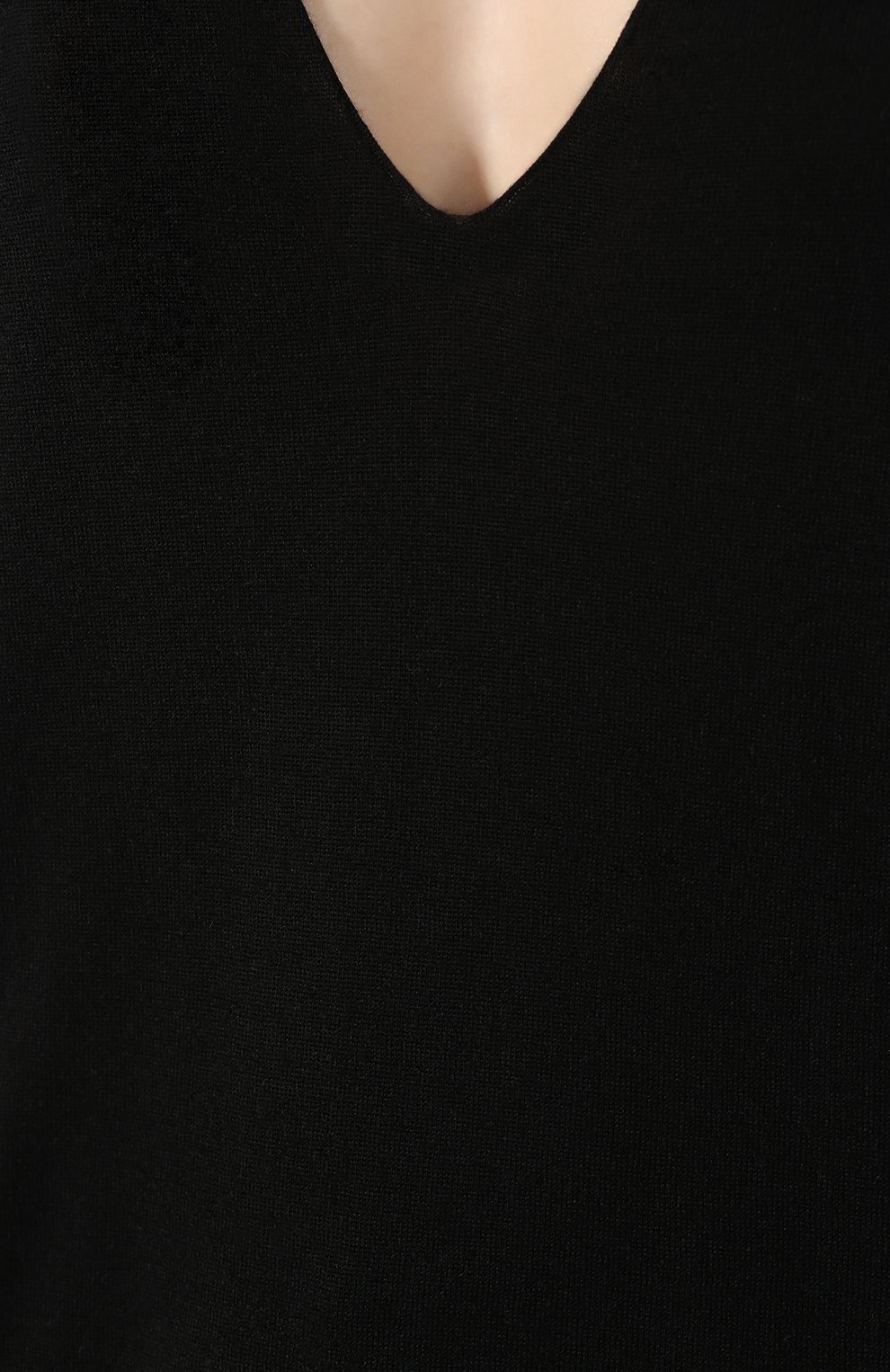 Кашемировый пуловер RICK OWENS черного цвета по цене 44400 руб., арт. RP20S1623/WS, фото 5 Кашемировый пуловер RICK OWENS, арт. RP20S1623/WS, фото 5