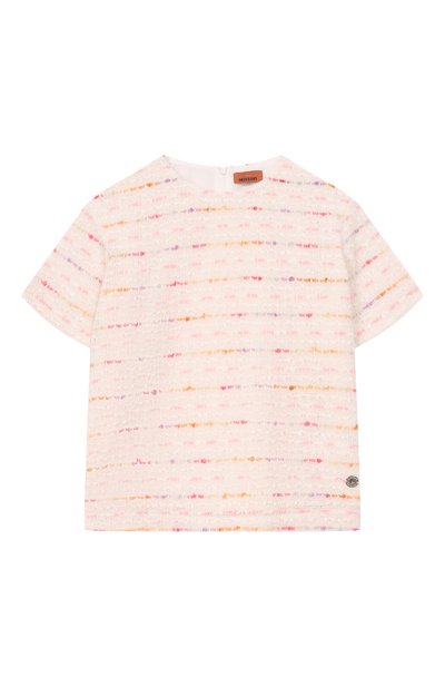 Детский топ MISSONI кремового цвета по цене 24850 руб., арт. MY5A31/Q0112_001 | Фото 1 Топ MISSONI, арт. MY5A31/Q0112_001