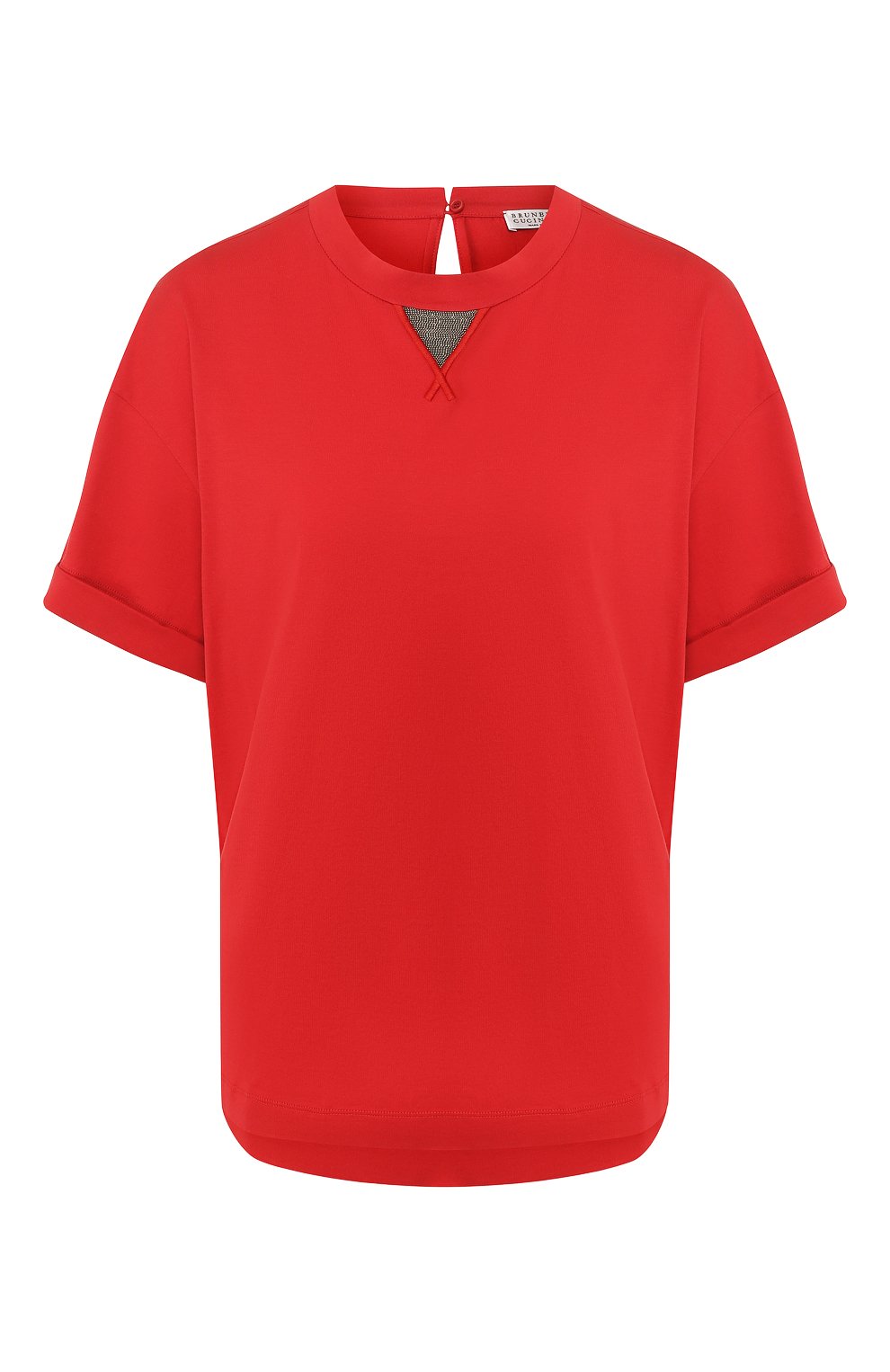 Хло пковый топ BRUNELLO CUCINELLI, арт. M0045BX100, фото 1