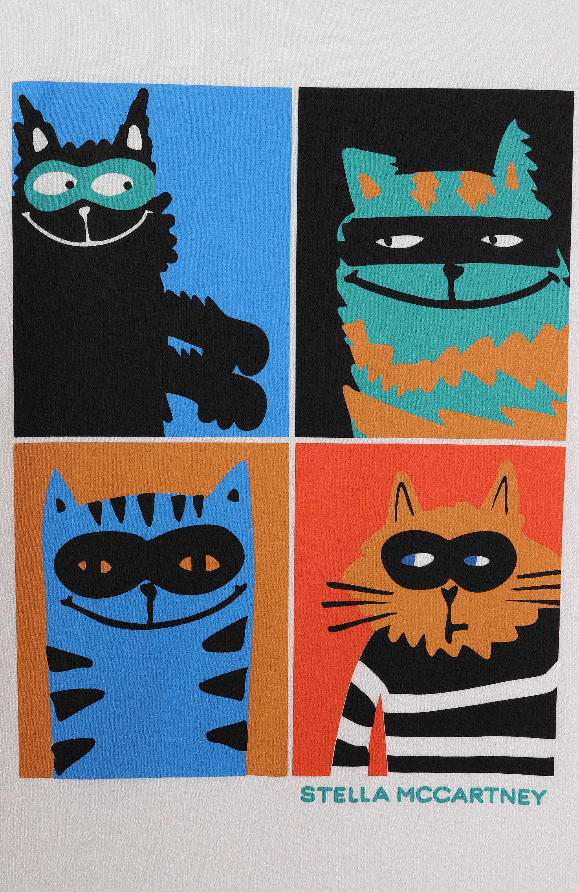 Хлопковая футболка STELLA MCCARTNEY, арт. TW8Q31, фото 3