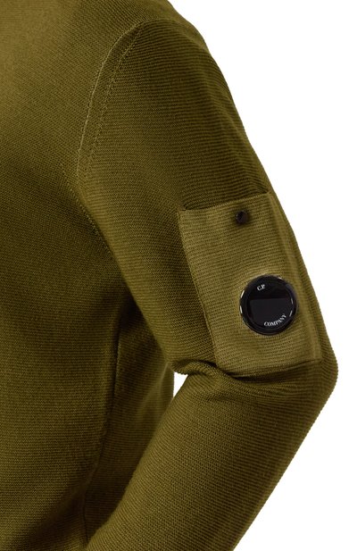 Шерстяной джемпер C.P. COMPANY хаки цвета по цене 39950 руб., арт. 19CMKN228A003247F, фото 5 Шерстяной джемпер C.P. COMPANY, арт. 19CMKN228A003247F, фото 5