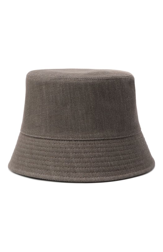 Панама из хлопка и вискозы Brunello Cucinelli MCAP90016 Хаки MCAP90016