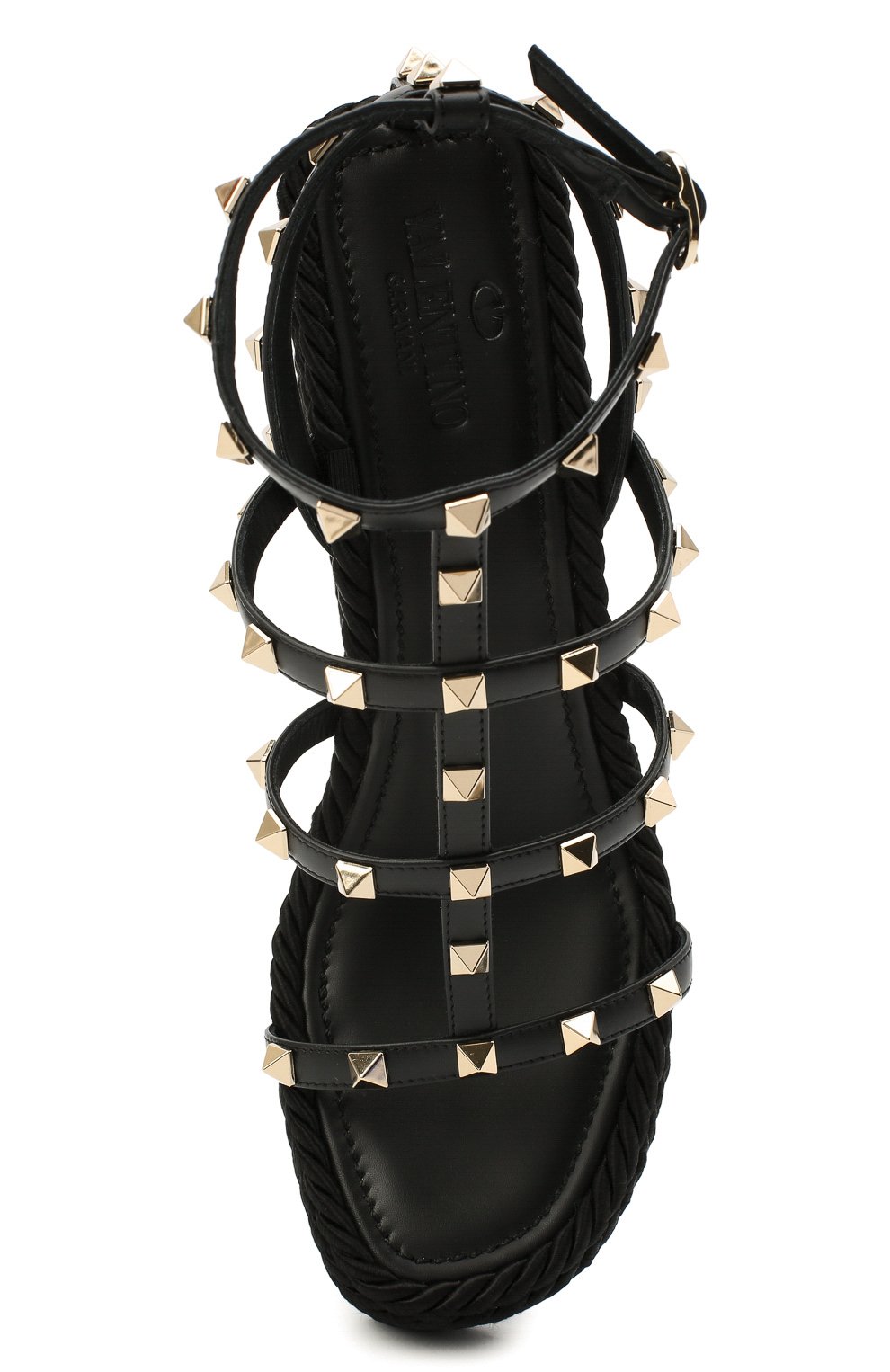 Кожаные босоножки rockstud VALENTINO, арт. VW2S0F95/BAE, фото 6