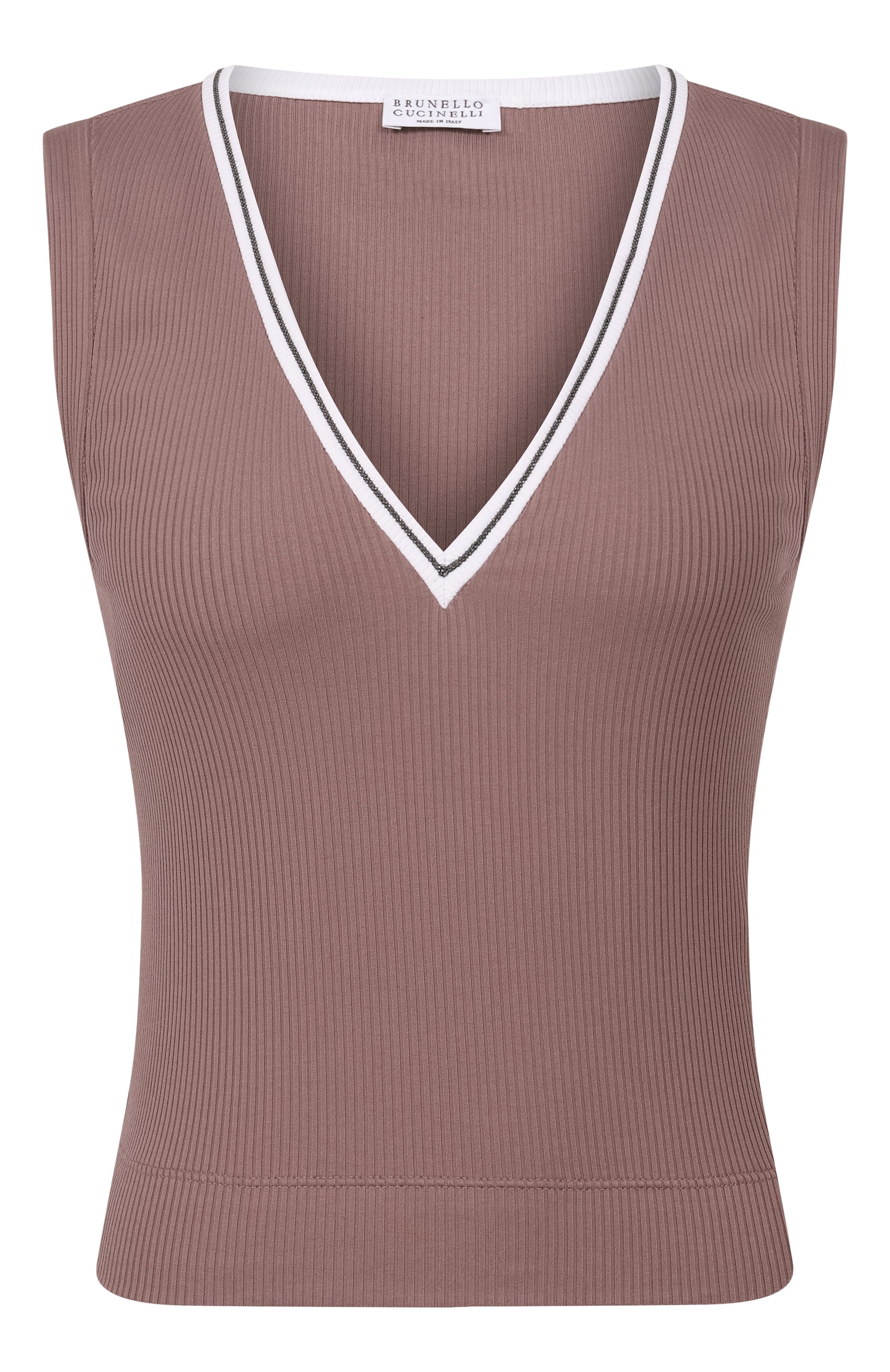 Хлопковый топ BRUNELLO CUCINELLI, арт. MG902D0302, фото 1