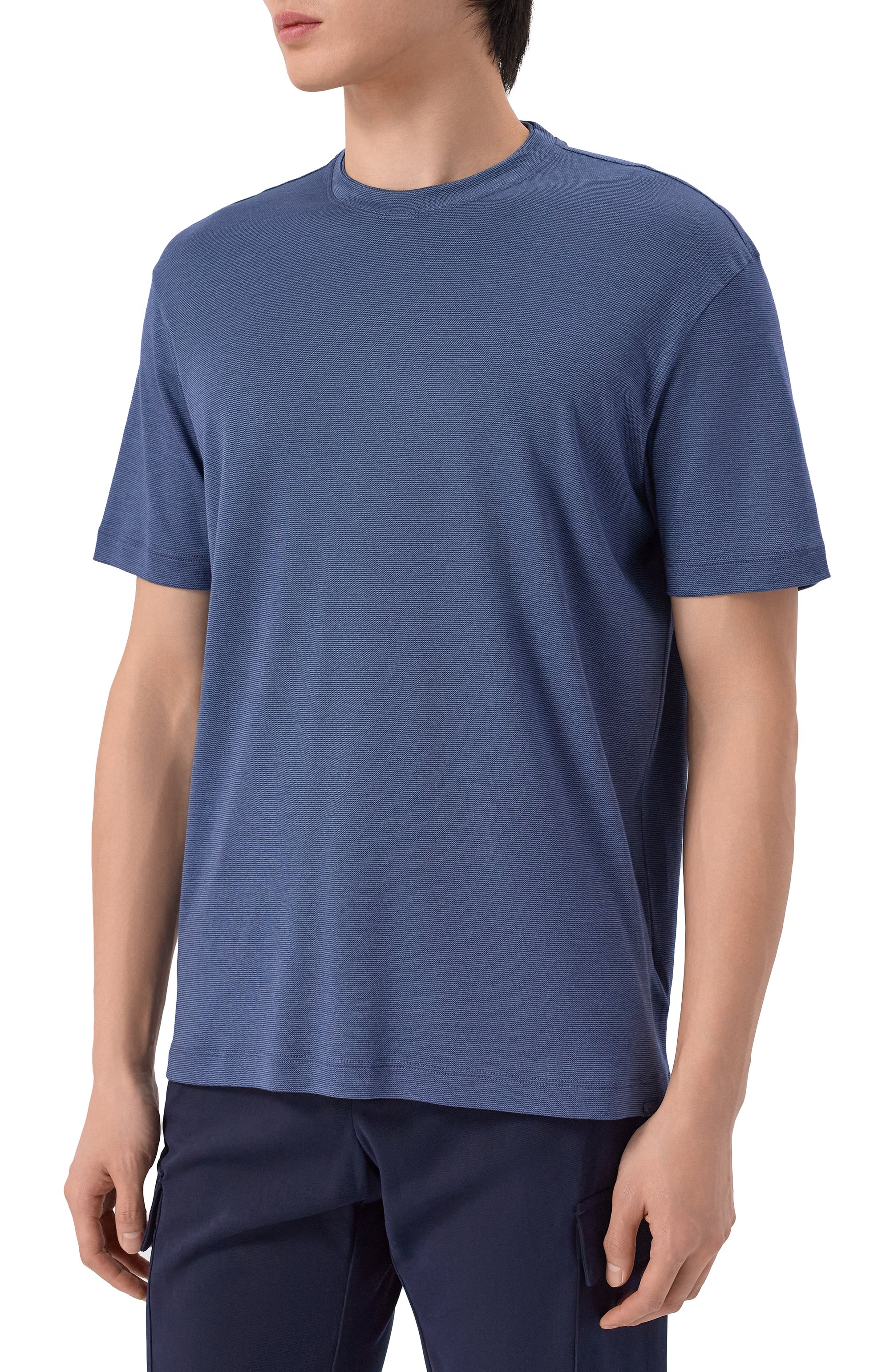 Футболка из хлопка и лиоцелла PAUL&SHARK, арт. 25411026, фото 3