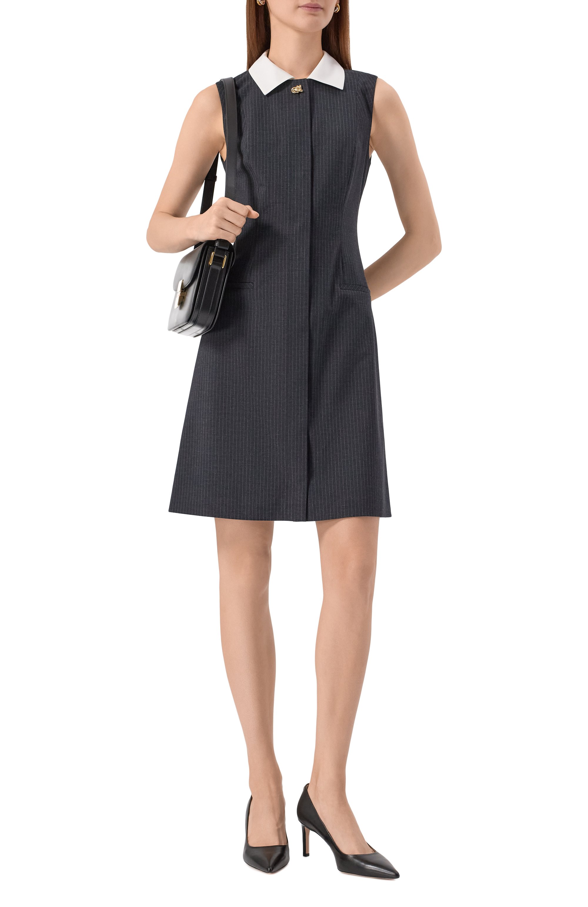 Платье HUGO черного цвета по цене 37950 руб., арт. 50547212, фото 2 Платье HUGO, арт. 50547212, фото 2