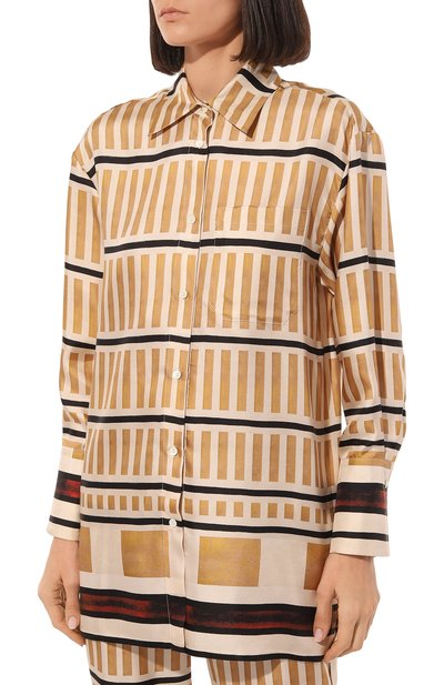 Шелковая рубашка LORENA ANTONIAZZI, арт. E2366CA28A/4264, фото 3