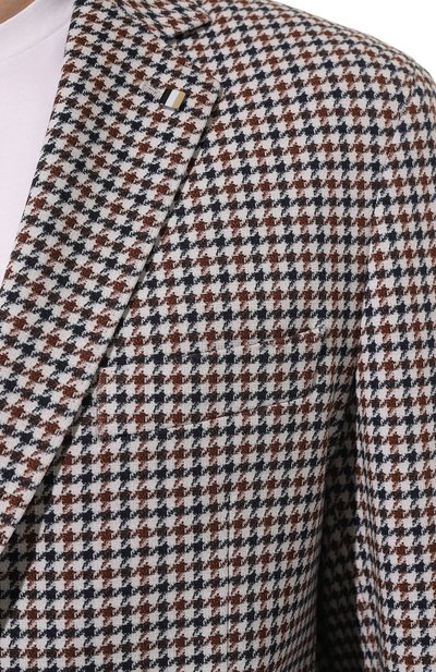 Хлопковый пиджак BOSS, арт. 50484784, фото 5