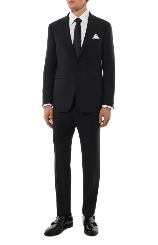 Кашемировый костюм Kiton UA81K0152E01 Синий  UA81K0152E01 Фото 2