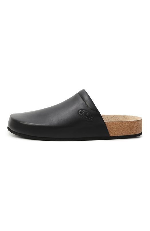 Кожаные сабо Balenciaga x Scholl Balenciaga 827677/WB2U0 Чёрный  827677/WB2U0 Фото 4