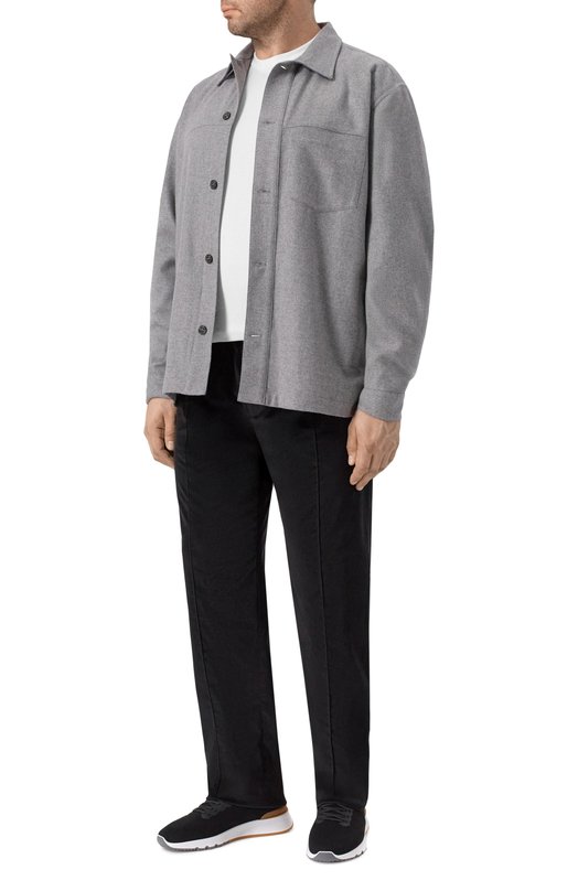 Вельветовые брюки Zilli CPA00FM013152010U Чёрный  CPA00FM013152010U Фото 2