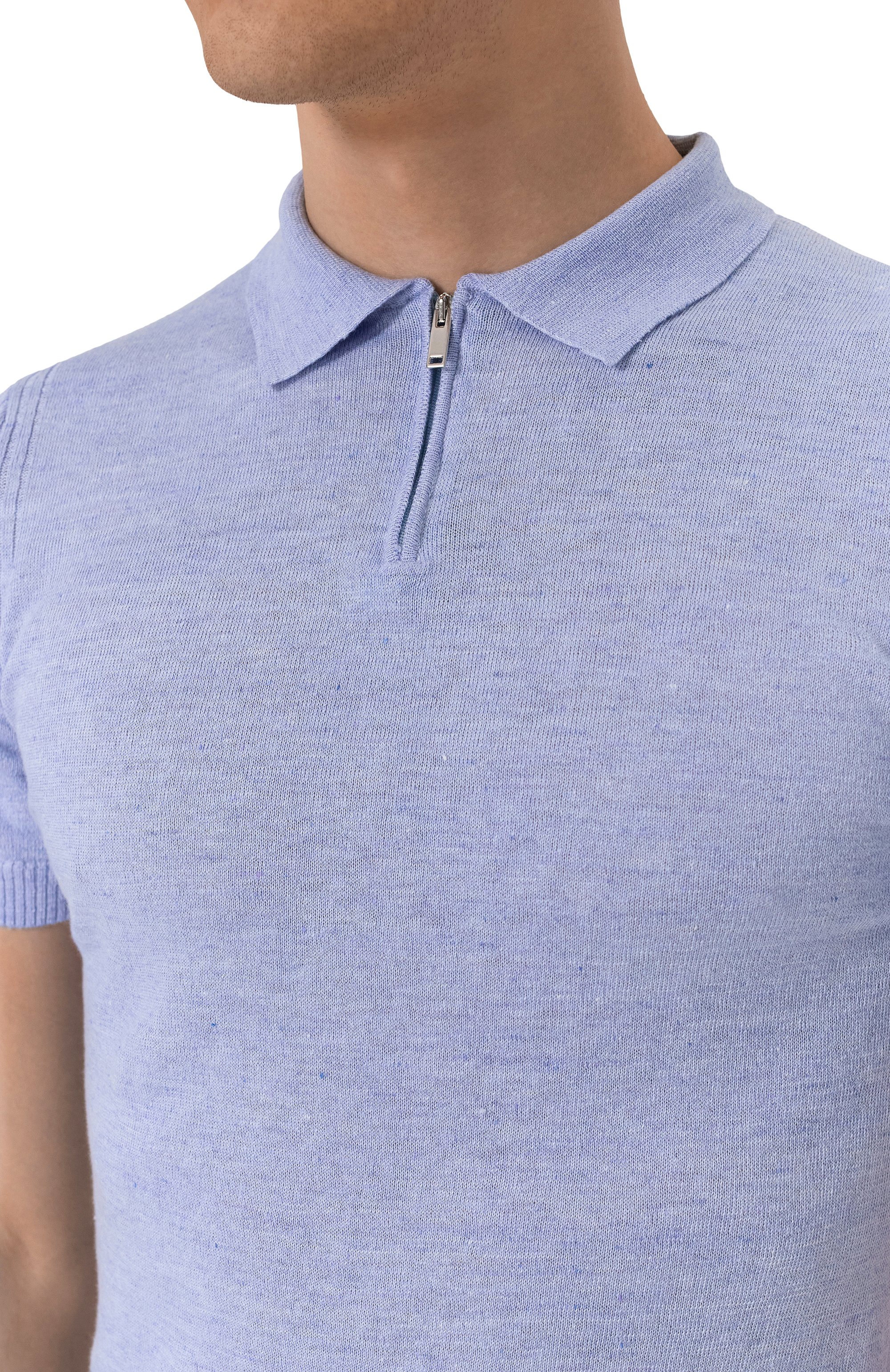 Поло изо льна и хлопка DANIELE FIESOLI, арт. DF2076, фото 5