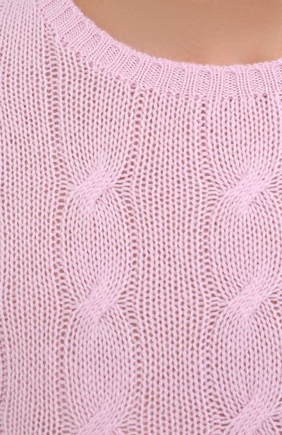 Кашемировый пуловер RALPH LAUREN розового цвета по цене 84350 руб., арт. 290615209, фото 5 Кашемировый пуловер RALPH LAUREN, арт. 290615209, фото 5