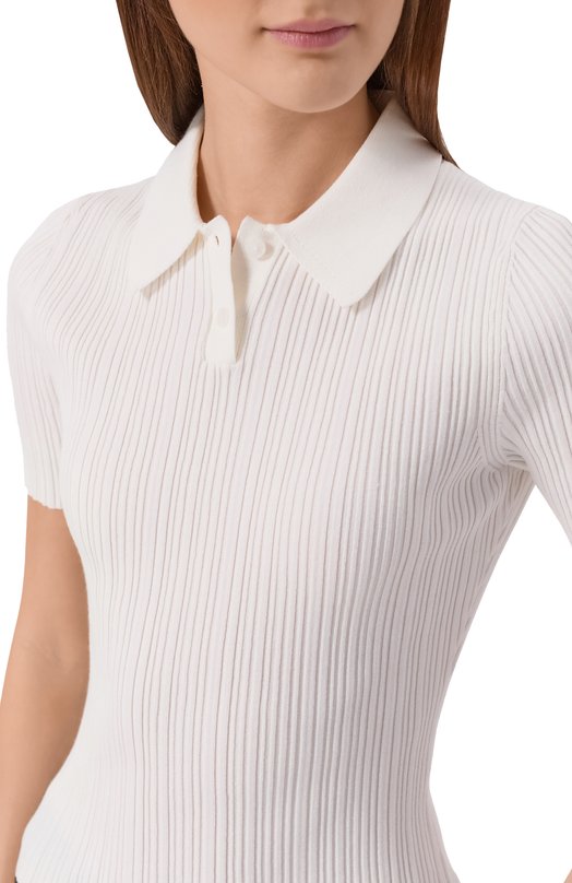 Поло из вискозы HUGO 50557771 Белый  50557771 Фото 5