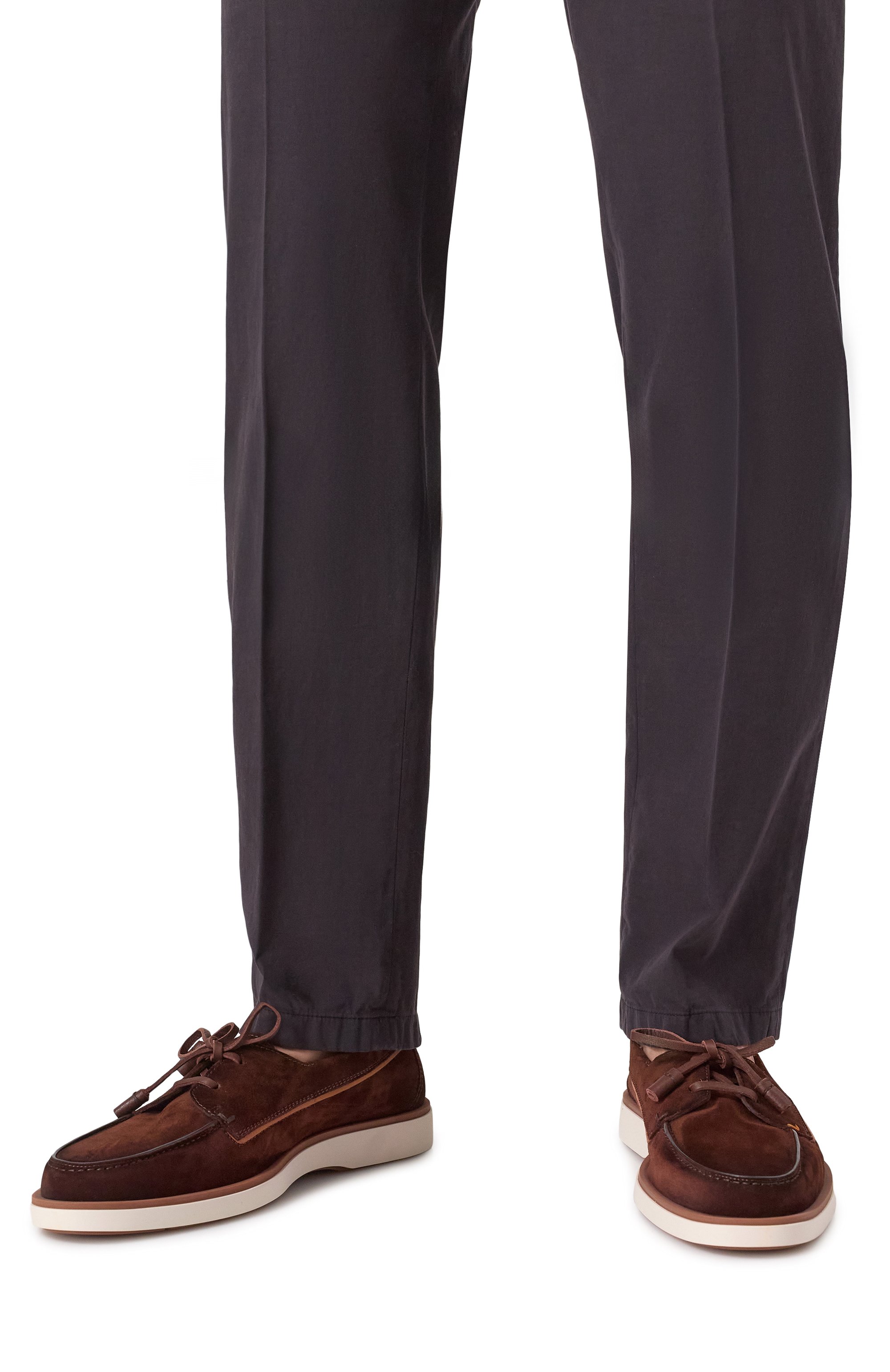 Замшевые топсайдеры detroit SANTONI, арт. MGDG19050BI0SFET, фото 3