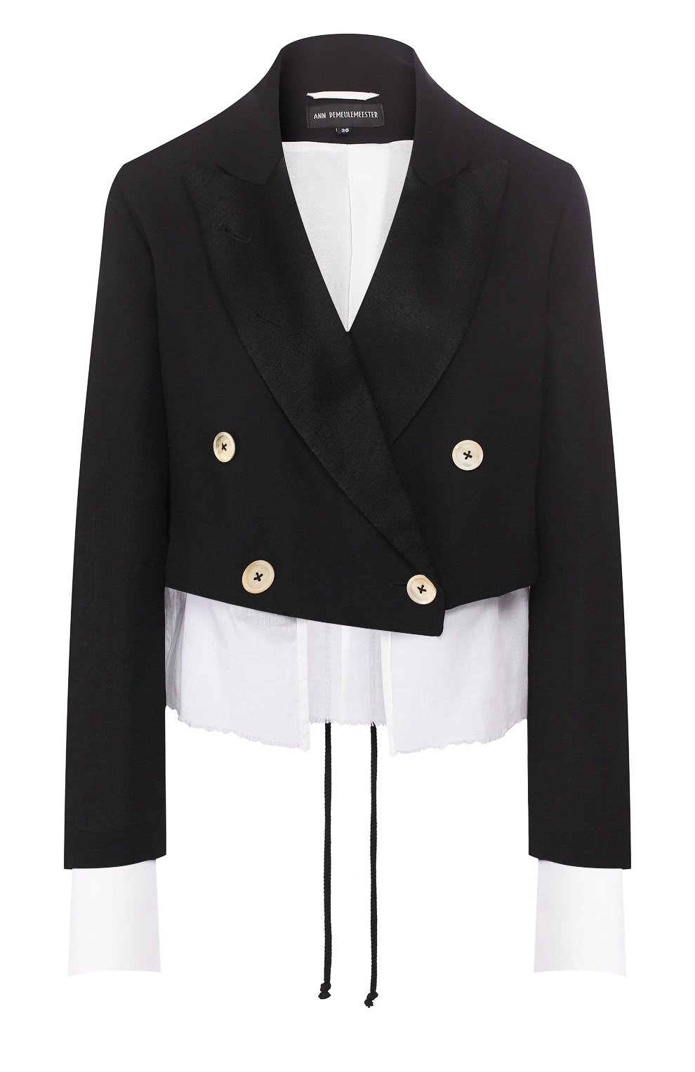 Шерстяной жакет ANN DEMEULEMEESTER, арт. 2001-1000-P-170-099, фото 1