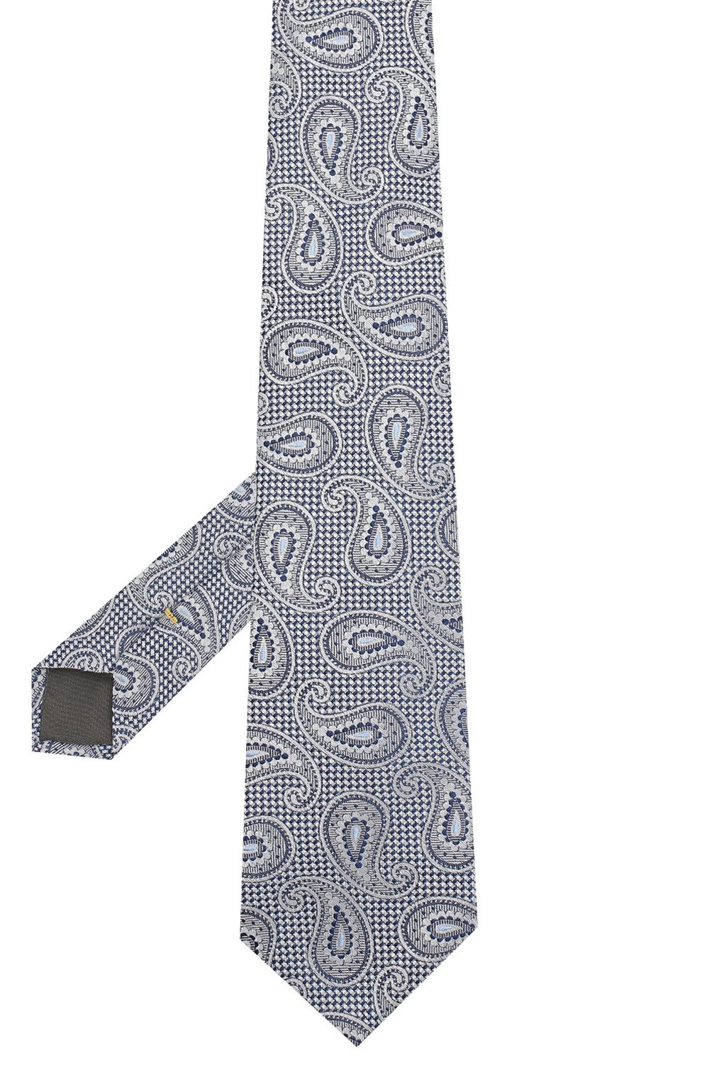 Шелковый галстук CANALI синего цвета по цене 9990 руб., арт. 18/HJ02161, фото 2 Шелковый галстук CANALI, арт. 18/HJ02161, фото 2