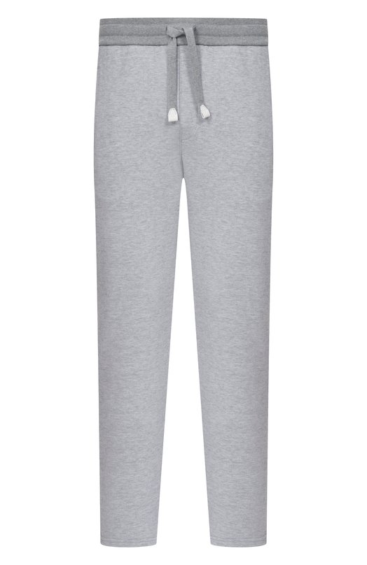 Хлопковые брюки Brioni UJNS0L/PA611 Серый UJNS0L/PA611