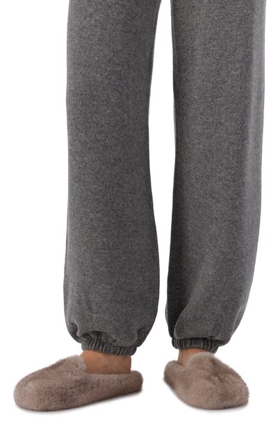 Меховые сабо из норки SANTONI, арт. WUNG71882G0MT0NE, фото 2