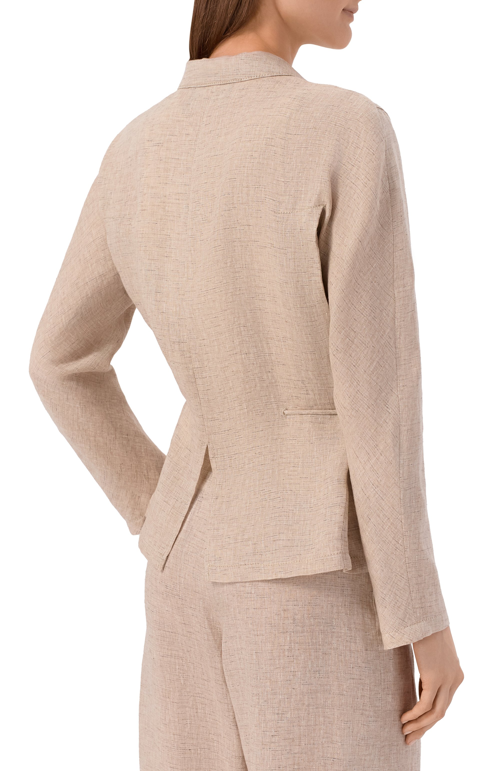 Льняной жакет EMPORIO ARMANI, арт. EW003980/TE10381, фото 4