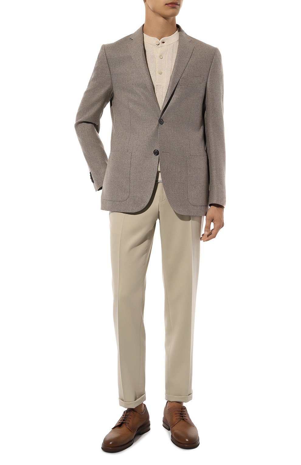 Пиджак из шелка и шерсти CORNELIANI, арт. 946002-9416911, фото 2