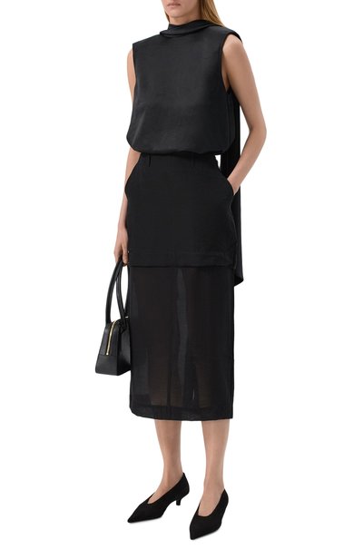 Женская юбка YUZEFI, арт. NIMA-LAYERED PENCIL SKIRT