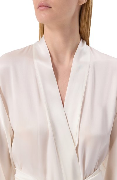 Шелковый халат CARINE GILSON, арт. SN0168TS, фото 5