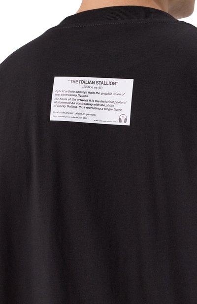 Хлопковая футболка DIEGO VENTURINO, арт. DVTS0MARB, фото 5