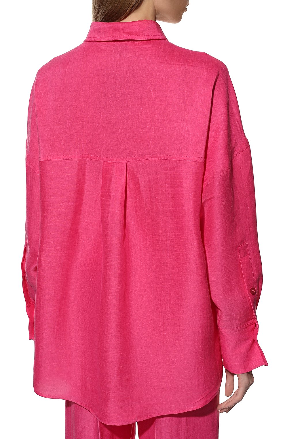 Рубашка изо льна и вискозы BOSS, арт. 50469354, фото 4