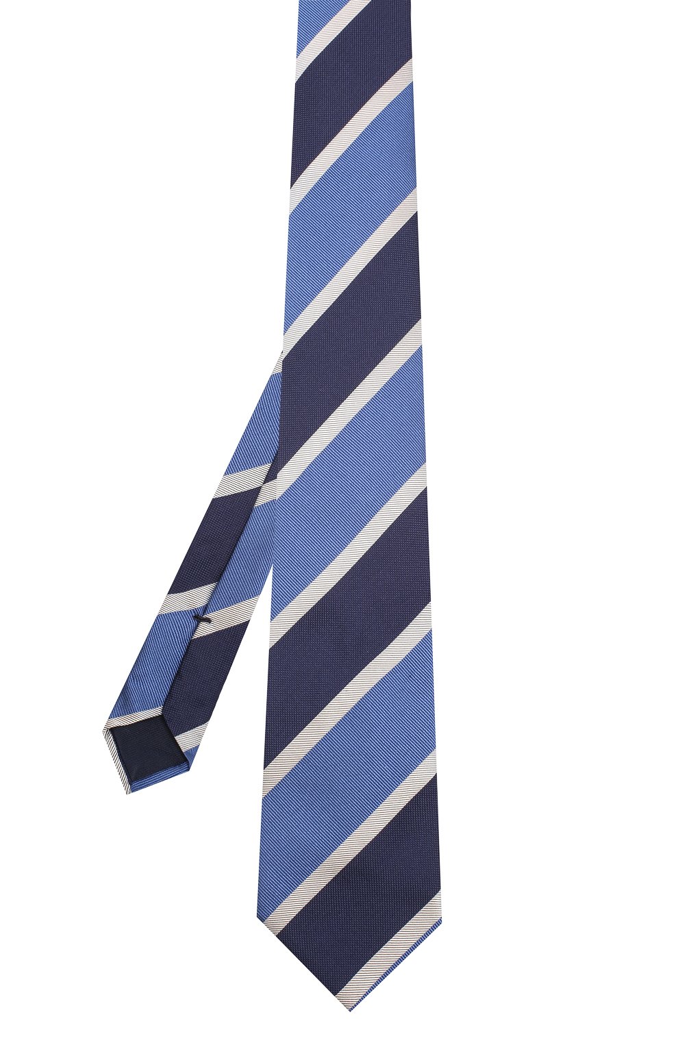 Шелковый галстук CORNELIANI синего цвета по цене 12050 руб., арт. 85U302-0120316/00, фото 2 Шелковый галстук CORNELIANI, арт. 85U302-0120316/00, фото 2