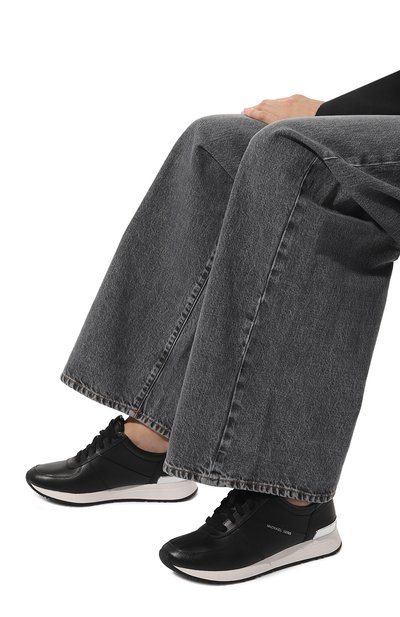 Кожаные кроссовки alison  MICHAEL MICHAEL KORS, арт. 43R5ALFP3L, фото 3