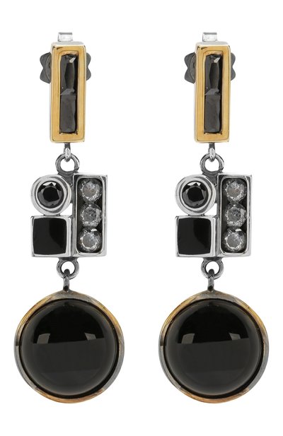 Серебряные серьги с подвесками BOTTEGA VENETA, арт. 531307/VHHAA, фото 1