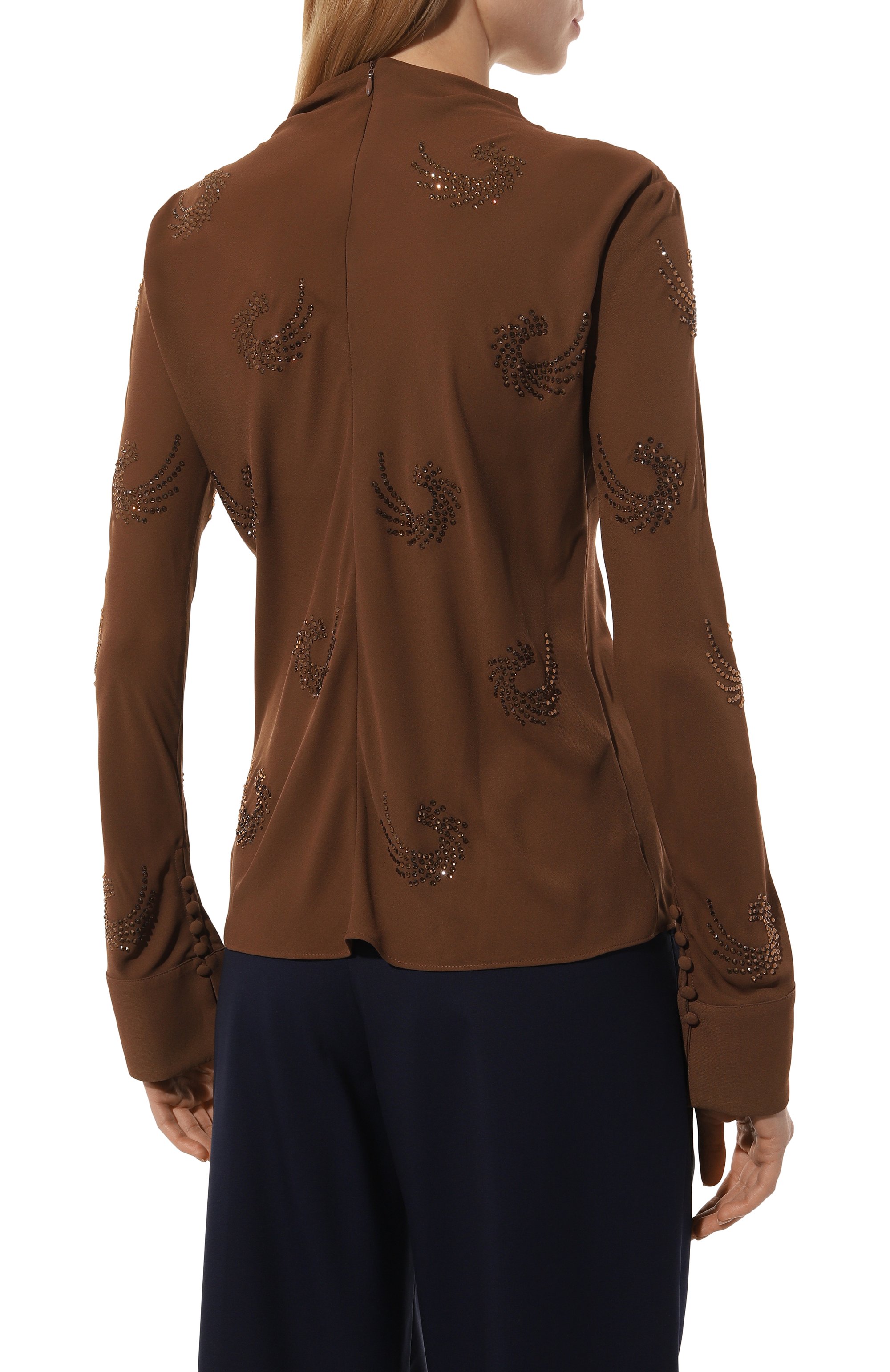 Топ с отделкой стразами PINKO, арт. 104430/A289, фото 4