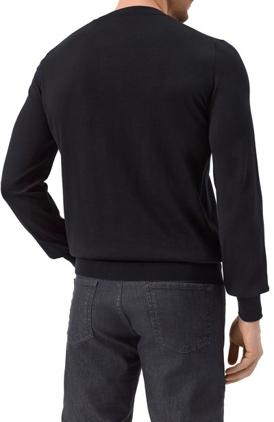 Хлопковый джемпер BRUNELLO CUCINELLI, арт. M2900100, фото 4