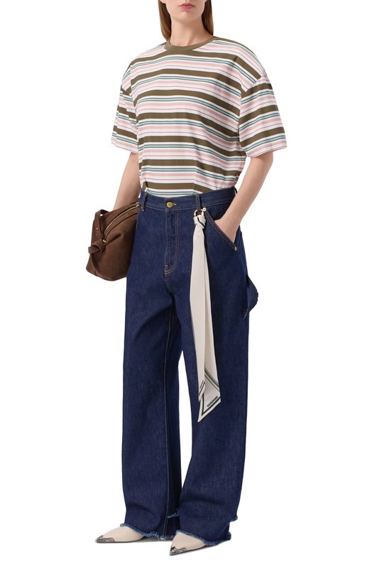 Джинсы Stevie Ankle Darkpark WTR58 DBL03/LISA-SILK SCARF AD0RNED L00SE FIT CARP Синий  WTR58 DBL03/LISA-SILK SCARF AD0RNED L00SE FIT CARP Фото 2