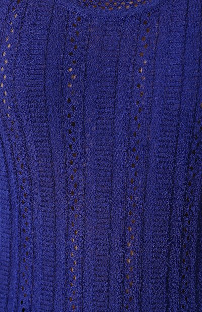 Топ из смеси вискозы и шерсти M MISSONI синего цвета по цене 17150 руб., арт. 2DJ00020/2K0003, фото 5 Топ из смеси вискозы и шерсти M MISSONI, арт. 2DJ00020/2K0003, фото 5