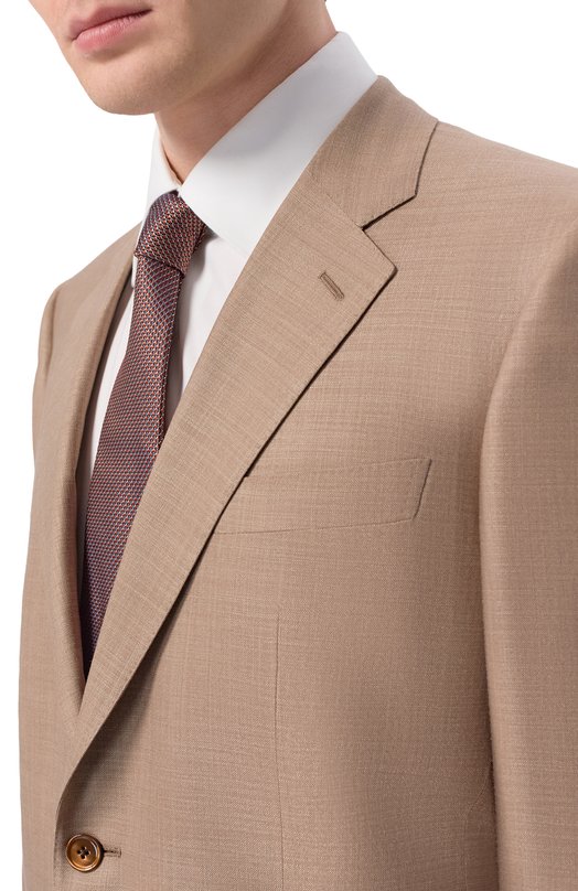 Костюм из шерсти и шелка Stefano Ricci S1SF432800/WK001U_001 Бежевый  S1SF432800/WK001U_001 Фото 6